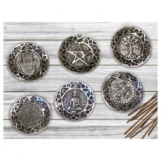 Incensario CIRCULAR metal -6 diseños